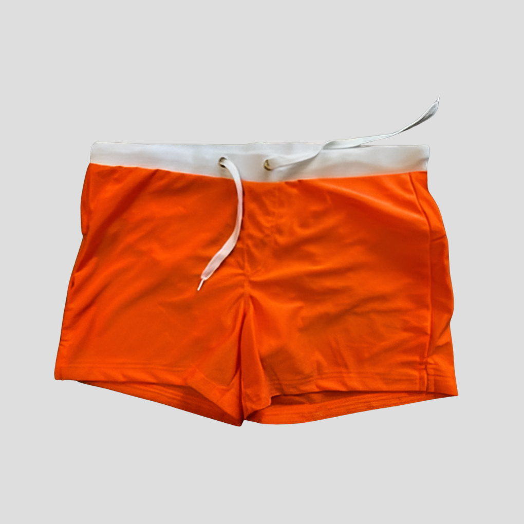 Homme Short de Bain avec Cordon de Serrage et Fentes Latérales