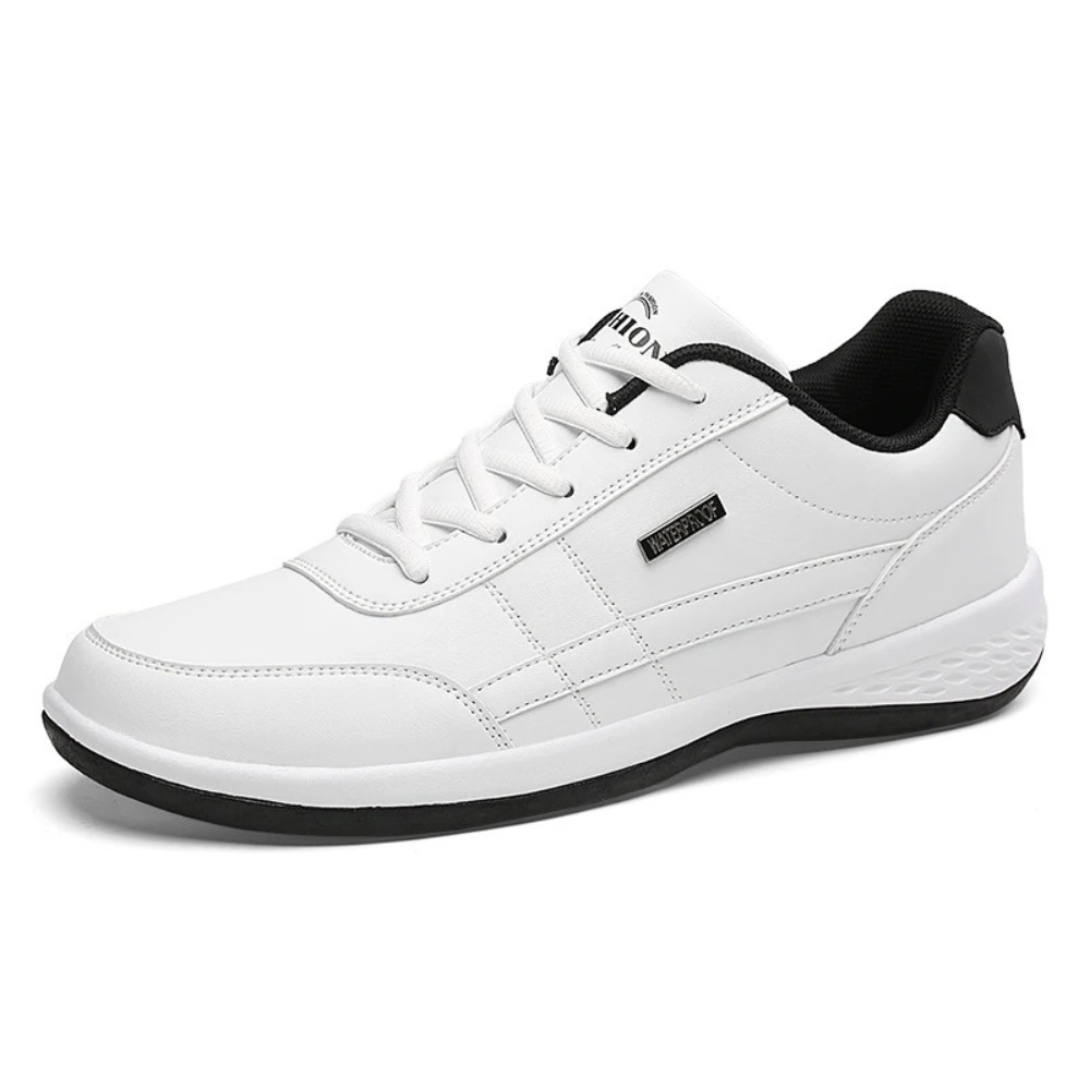 Homme Sneakers à Lacets avec Soutien de la Voûte Plantaire et Semelle Antidérapante