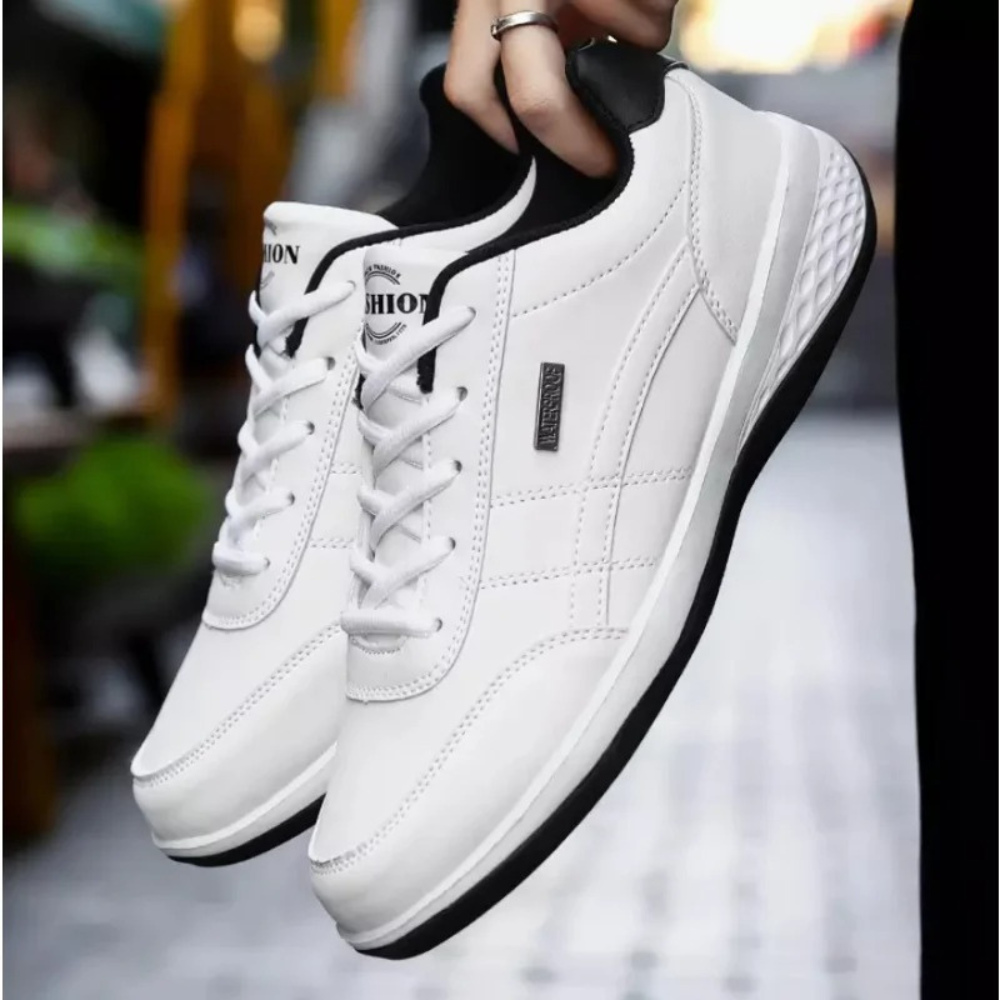 Homme Sneakers à Lacets avec Soutien de la Voûte Plantaire et Semelle Antidérapante
